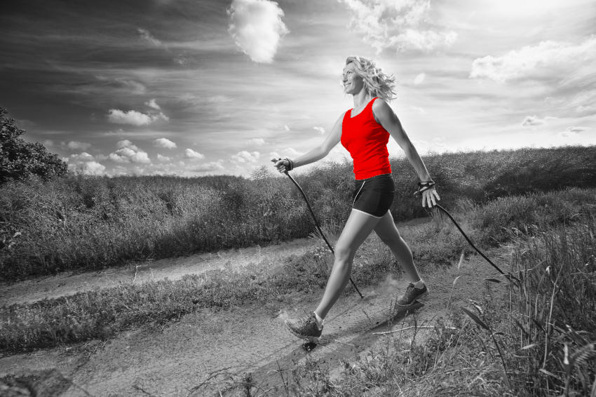 Nordic Walking ein richtiger Ganzkörpersport wenn man es richtig macht
