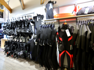 Ein Blick in Unsere Tauchabteilung